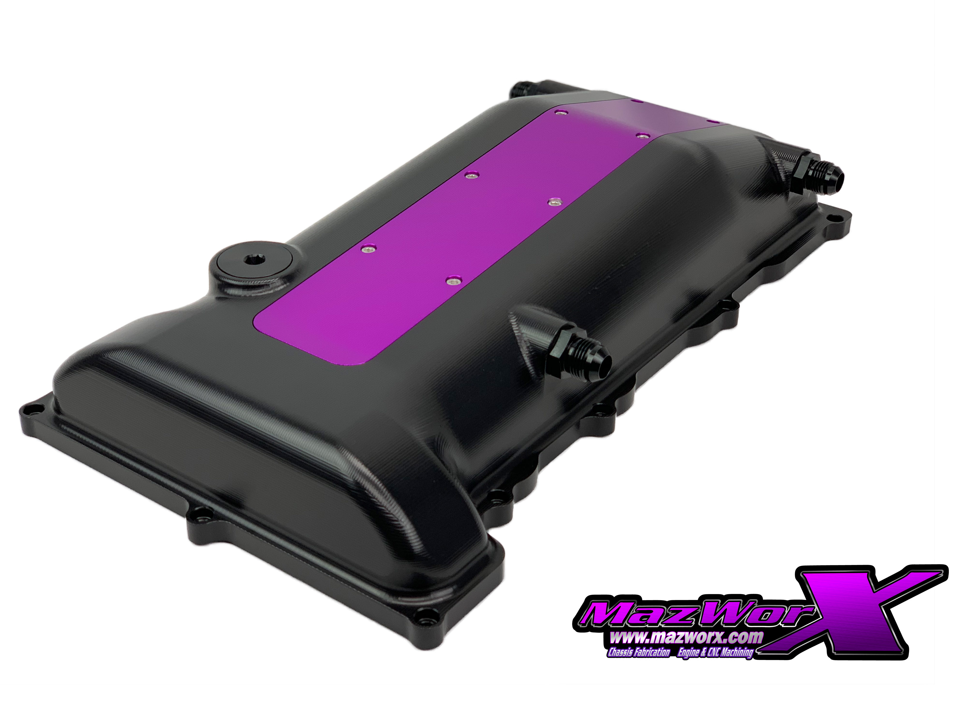 Mazworx - SR20 Billet Valve Cover SR20VE RWD #13264-P1